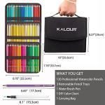 KALOUR 120-Color Watercolor Pencil Set