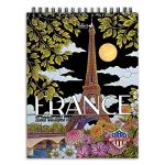 ColorIt France Adult Coloring Book with 50 Pages