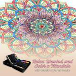 ColorIt Mandalas Volume VIII Adult Coloring Book, 50 Patterns