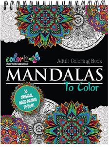 ColorIt's Mandala Coloring Book - Thick Artist Quality Paper