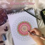 ColorIt Mandalas Volume VIII Adult Coloring Book, 50 Patterns