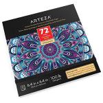 Arteza 72-Sheet Mandala Adult Coloring Book, 6.4 x 6.4