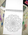 ColorIt's Mandala Coloring Book - Thick Artist Quality Paper