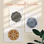 ColorIt Mandalas Coloring Book: 50 Designs, Spiral Bound