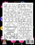 Inspirational Quotes Adult Coloring Book: 50 Motivational Sayings