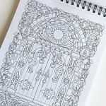Mythical Enchantments Coloring Book with Fantasy Designs