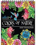 Nature-inspired Adult Coloring Book: 50 Original Hand-drawn Designs