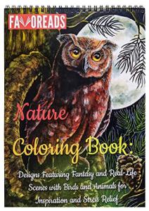 Fantasy and Real-Life Nature Coloring Book: Relax and Inspire!