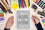 Motivational Swear Word Coloring Book for Badasses