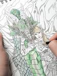 Colorful Dragons Adult Coloring Book - 50 Designs
