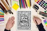 Motivational Swear Word Coloring Book for Badasses