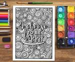 Be Fearless: Inspirational Coloring Book for Soulful Pursuits