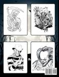 Spooky Horror Coloring Book for Adults