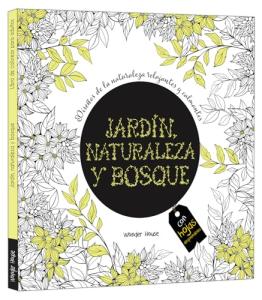 Spanish Adult Coloring Book: Nature Garden & Forests