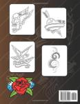 Relaxing Tattoo Designs Coloring Book for Adults