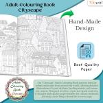 Cityscape & Countryside Adult Coloring Book Set