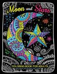 Moon and Stars Adult Coloring Book for Relaxation