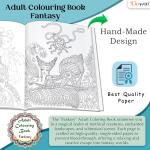 Fantasy and Dark Art Coloring Book Set