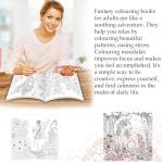 Fantasy and Dark Art Coloring Book Set