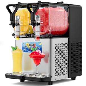 LED Margarita Machine with Auto Clean, 8L Capacity