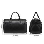 Eco-Friendly Vegan Leather Duffle Bag with Shoe Compartment