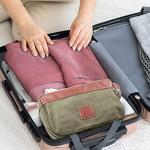 Eco-Friendly Canvas Travel Toiletry Bag - Army Green