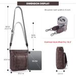 Vegan Leather Crossbody Bag with Adjustable Strap