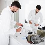 Eco-Friendly Canvas Travel Toiletry Bag - Army Green