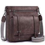 Vegan Leather Crossbody Bag with Adjustable Strap