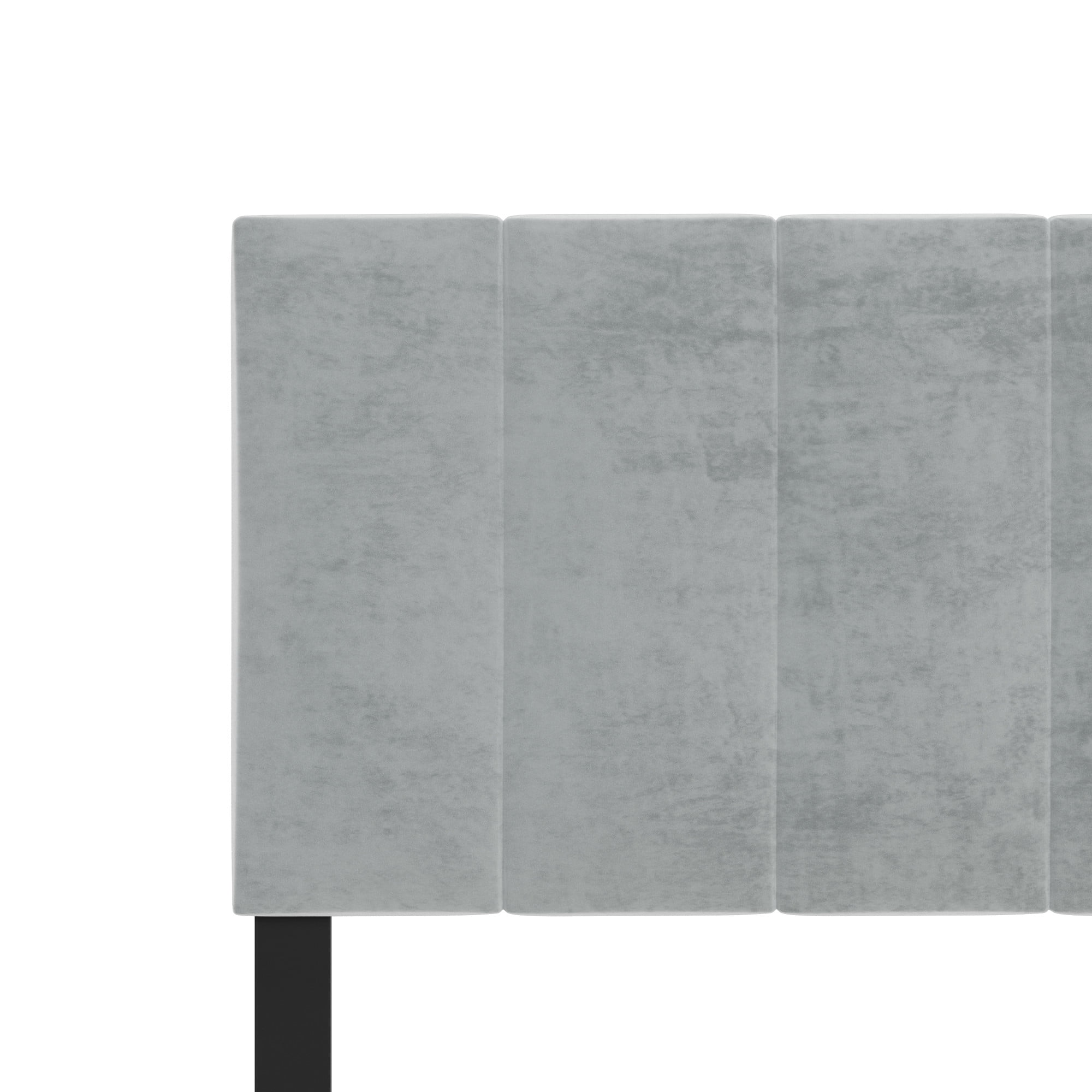 Hillsdale's Reece Channel Stitched Queen Bed in Grey