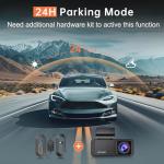 1296P WiFi Dash Cam with Night Vision and Loop Recording