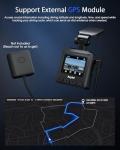 2K WiFi Dash Cam with GPS and Night Vision