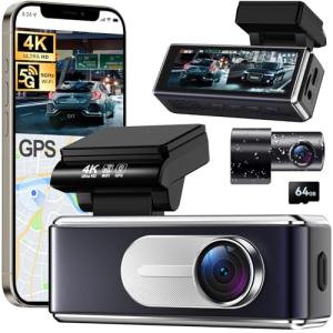 Csyibeielec 4K Dual Dash Cam with WiFi