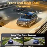 Csyibeielec 4K Dual Dash Cam with WiFi