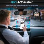 4 Channel 2.5K Car Dash Cam with WiFi