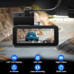 Yonvim 2.5K Dual Dash Cam Front and Rear