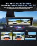 OVAMAN K600 4K Front and Rear Dash Cam