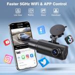 Miden X5 4K WiFi 3-Channel Dash Cam