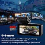 Yonvim 2.5K Dual Dash Cam Front and Rear