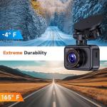 E-YEEGER 2.5K Front and Rear Dual Dash Cam