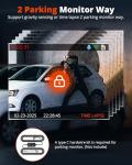 Wireless 2K Dash Cam with Front and Rear View
