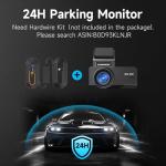 Dual Dash Cam with Night Vision and 32GB SD Card