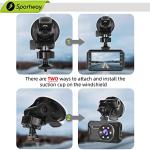 Sportway S30 Dash Cam Suction Mount with 10 Joints