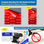 4-Pack 3M Adhesive Pads for Dash Cam Mounts