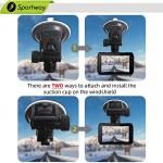 Sportway S40 Dash Cam Suction Mount with 360 Joints