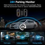 Dual Dash Cam with Night Vision and 32GB SD Card