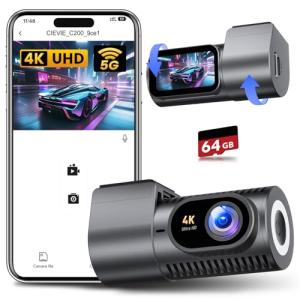 4K Front Dash Cam with WiFi and Night Vision