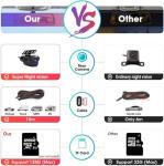 10'' Touchscreen 1080P Mirror Dash Cam with Night Vision