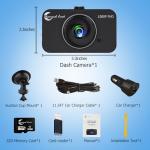 1080P HD Dash Camera with 32G SD Card