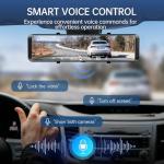 TUIFAC 4K Rear View Mirror Dash Cam